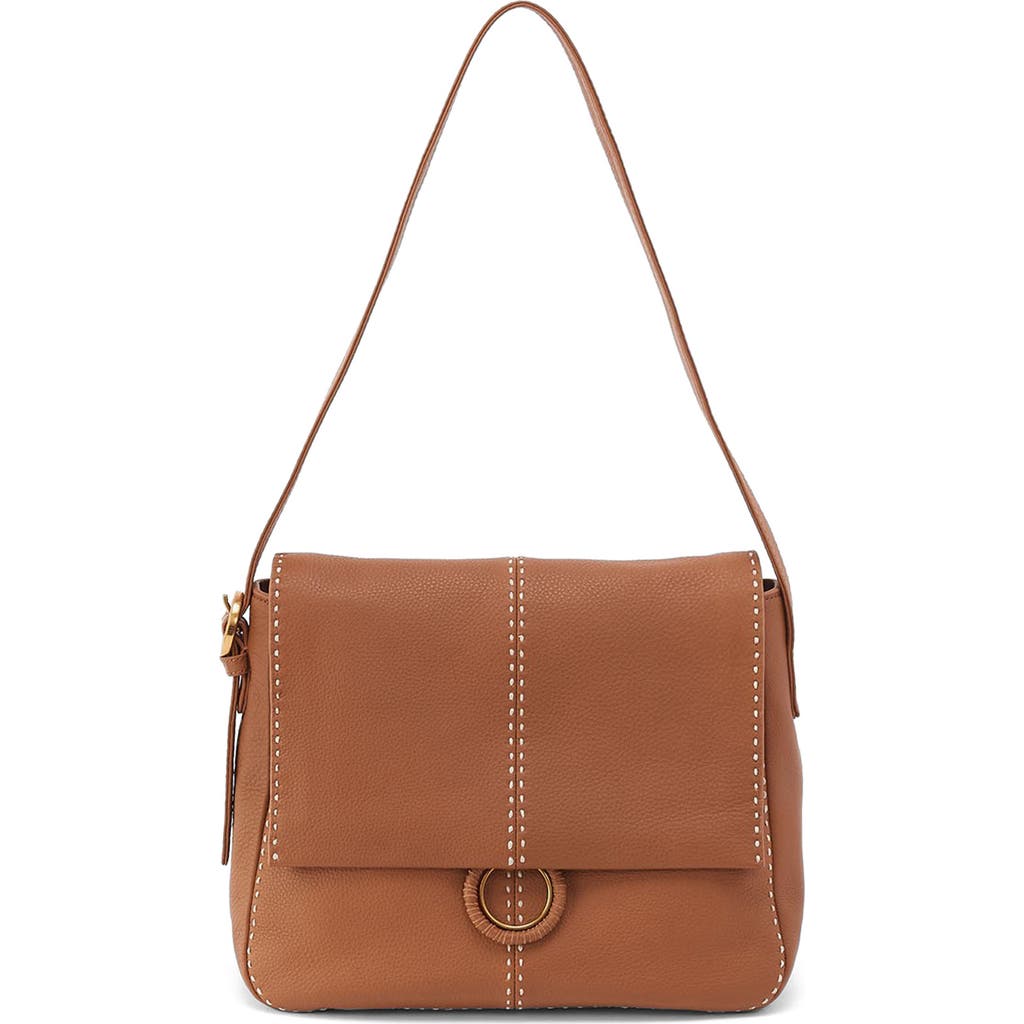 Hobo Austin Leather Shoulder Bag In Warm Honey