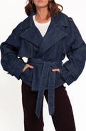 Petal & Pup Miranda Cropped Trench Jacket