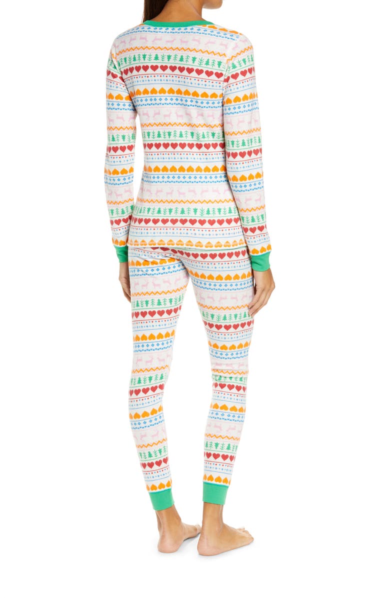 Nordstrom Fam Jam Two-Piece Thermal Pajamas, Alternate, color,