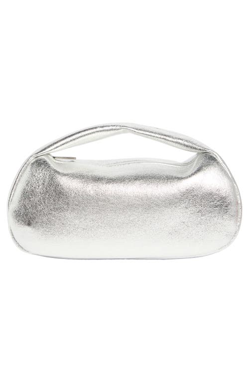Bcbg Soft Mini Hobo Bag In Silver