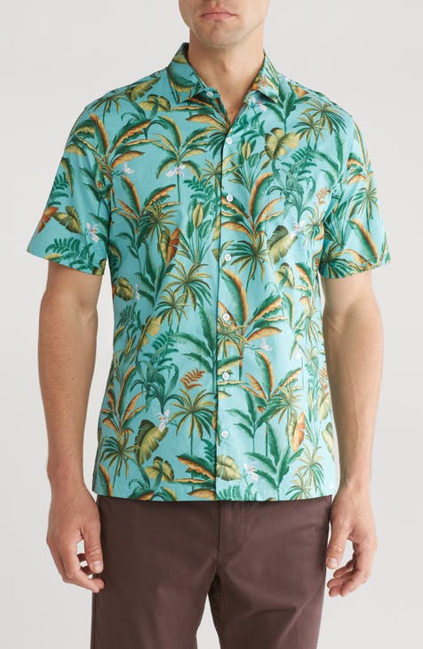 Mighty Jungle Short Sleeve Button-Up Shirt