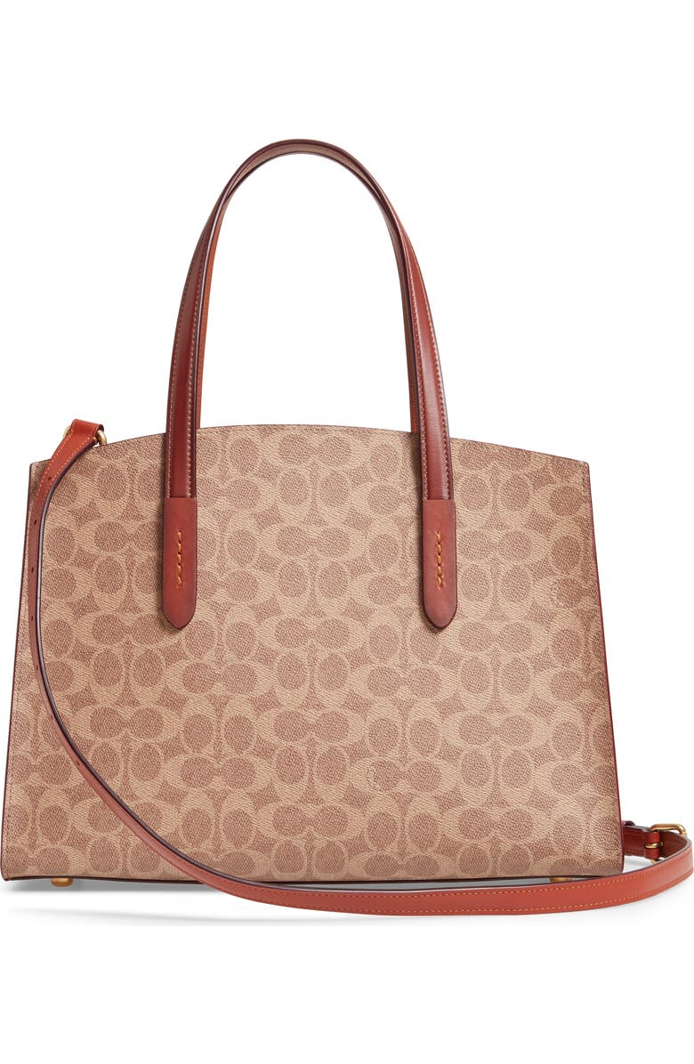 COACH Charlie Signature Canvas Tote, Alternate, color,
