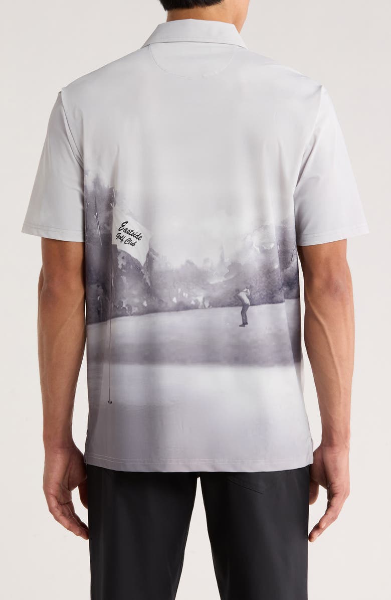 Eastside Golf Snap Placket Performance Golf Polo, Alternate, color, Cool Grey