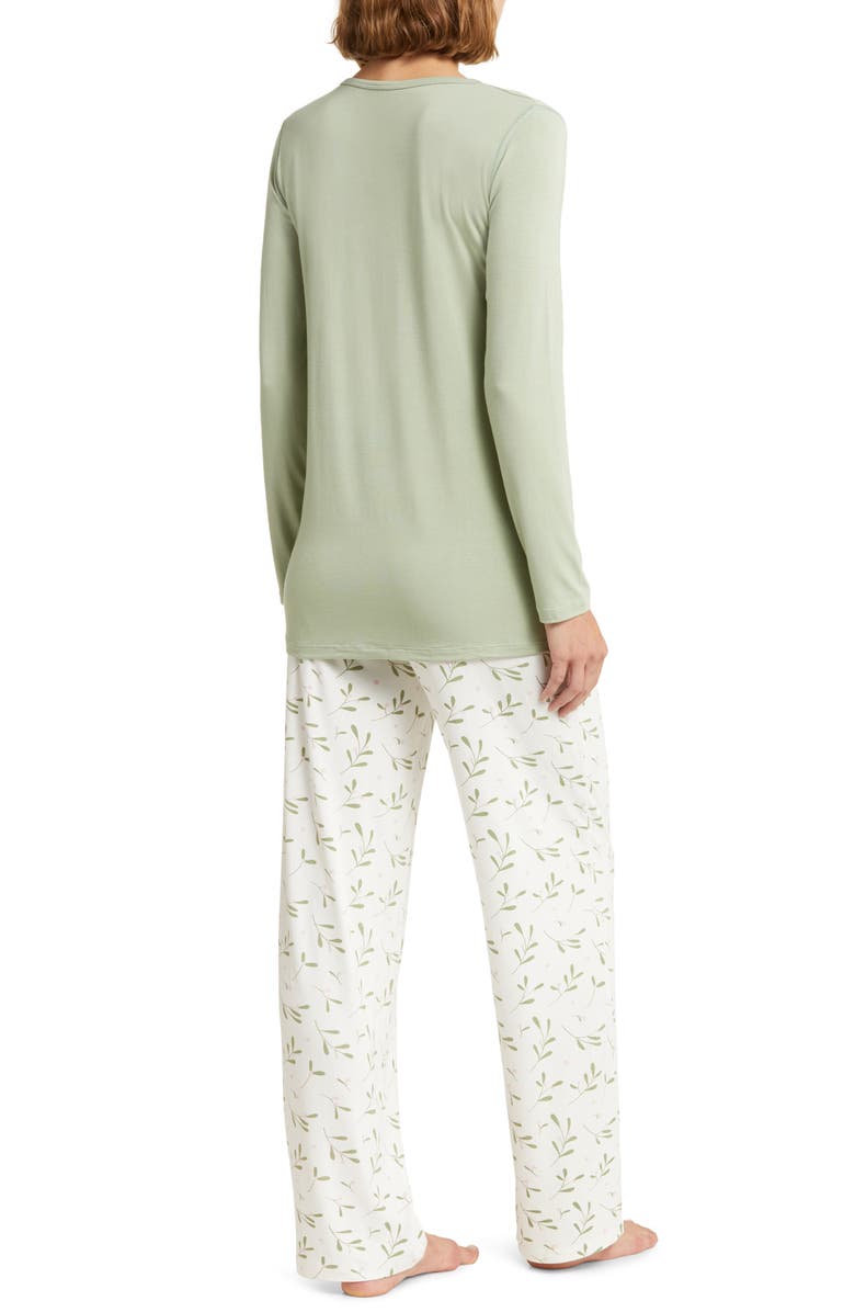 KicKee Pants Holiday Print Pajamas, Alternate, color,