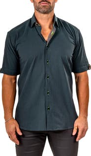 Maceoo Galileo Marthy Short Sleeve Button-Up Shirt