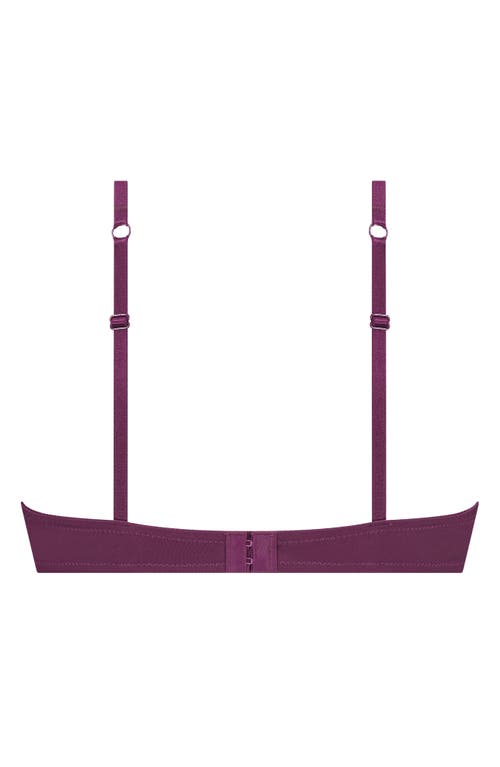 Hunkemoller Hunkemöller Lace & Shine Undewire Bra In Magenta Purple