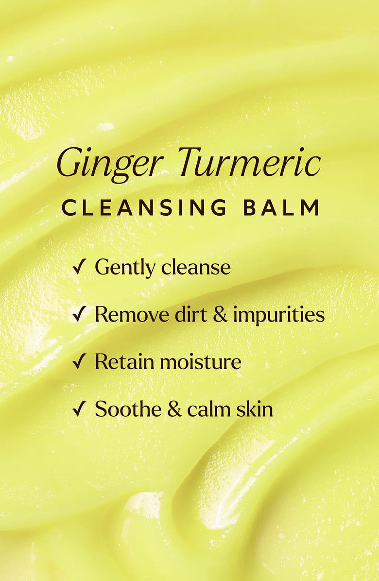 True Botanicals Calm Ginger Turmeric Cleansing Balm Home & Away Duo (Limited Edition) (Nordstrom Exclusive) $67 Value, Alternate, color, 