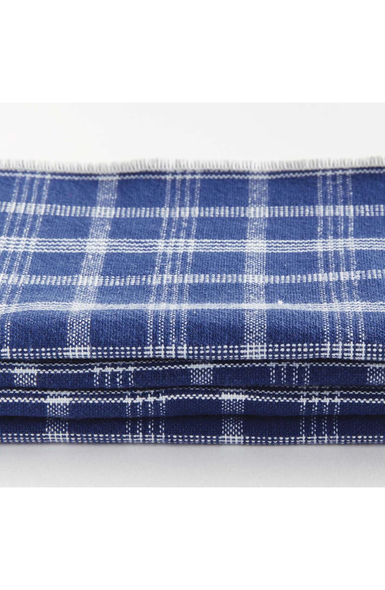 Napa Home & Garden Barclay Butera Oakwood Plaid Cotton Handwoven Dinner Napkins Set of 4, Alternate, color, 