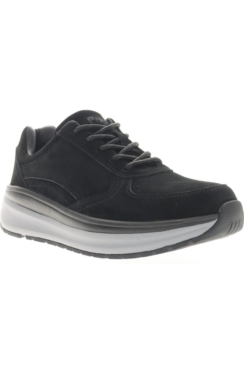 Propét Ultima Sneaker, Main, color, Black Suede