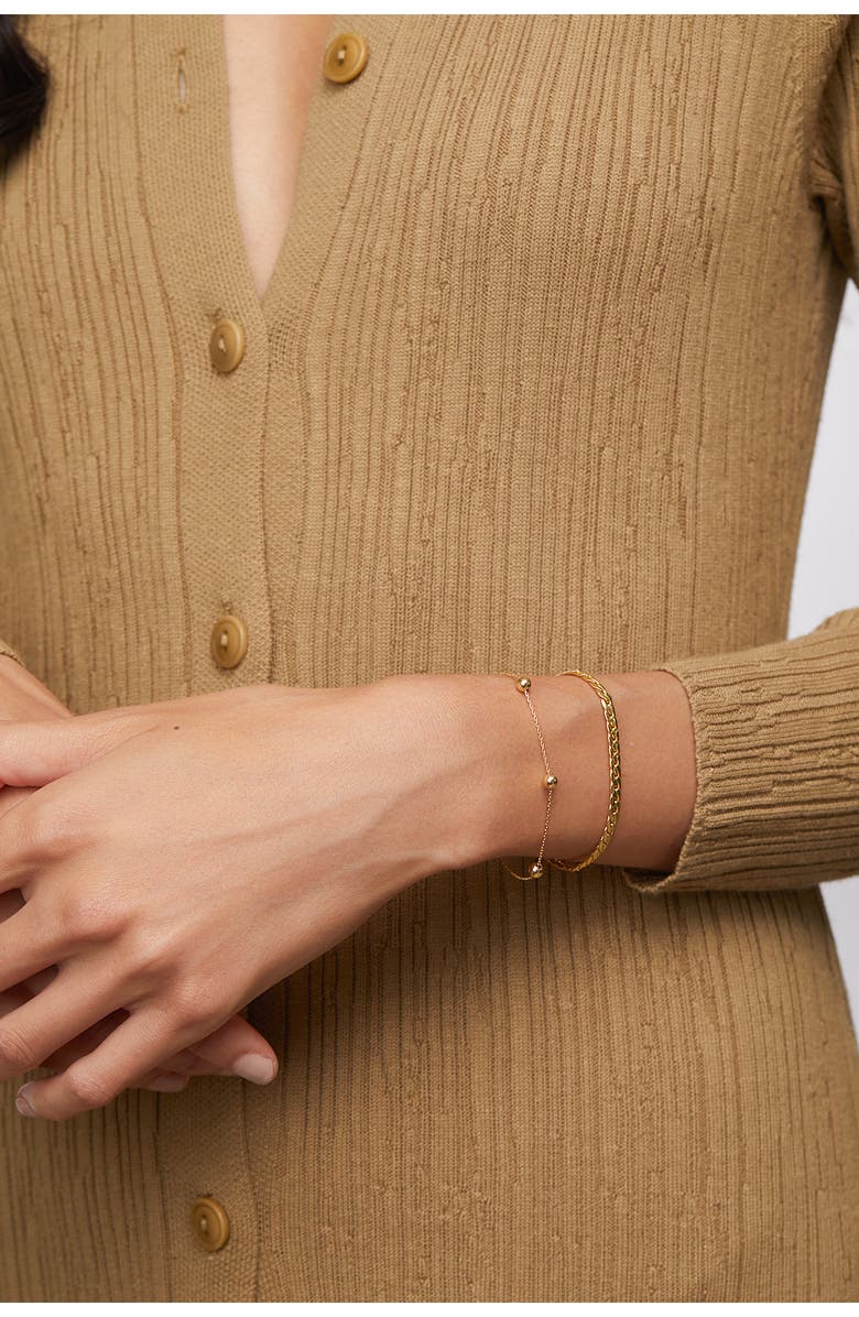 Bony Levy BLG 14K Gold Bead Station Bracelet, Alternate, color, 