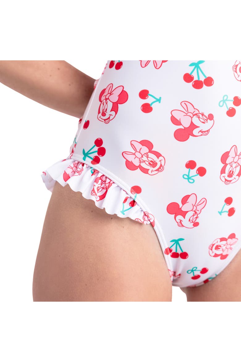 Minnie Mouse Sleeveless One Piece Swimwear, Alternate, color, Minnie Mouse Cherry