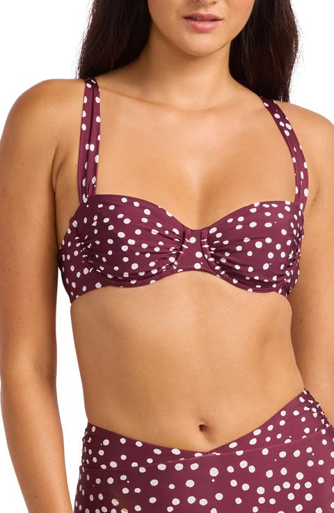 Ruched Underwire Bikini Top