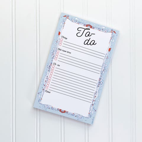 To-Do Salty Town 5" x 8" Lined Notepad (50 Heavyweight Tear-Off Sheets)