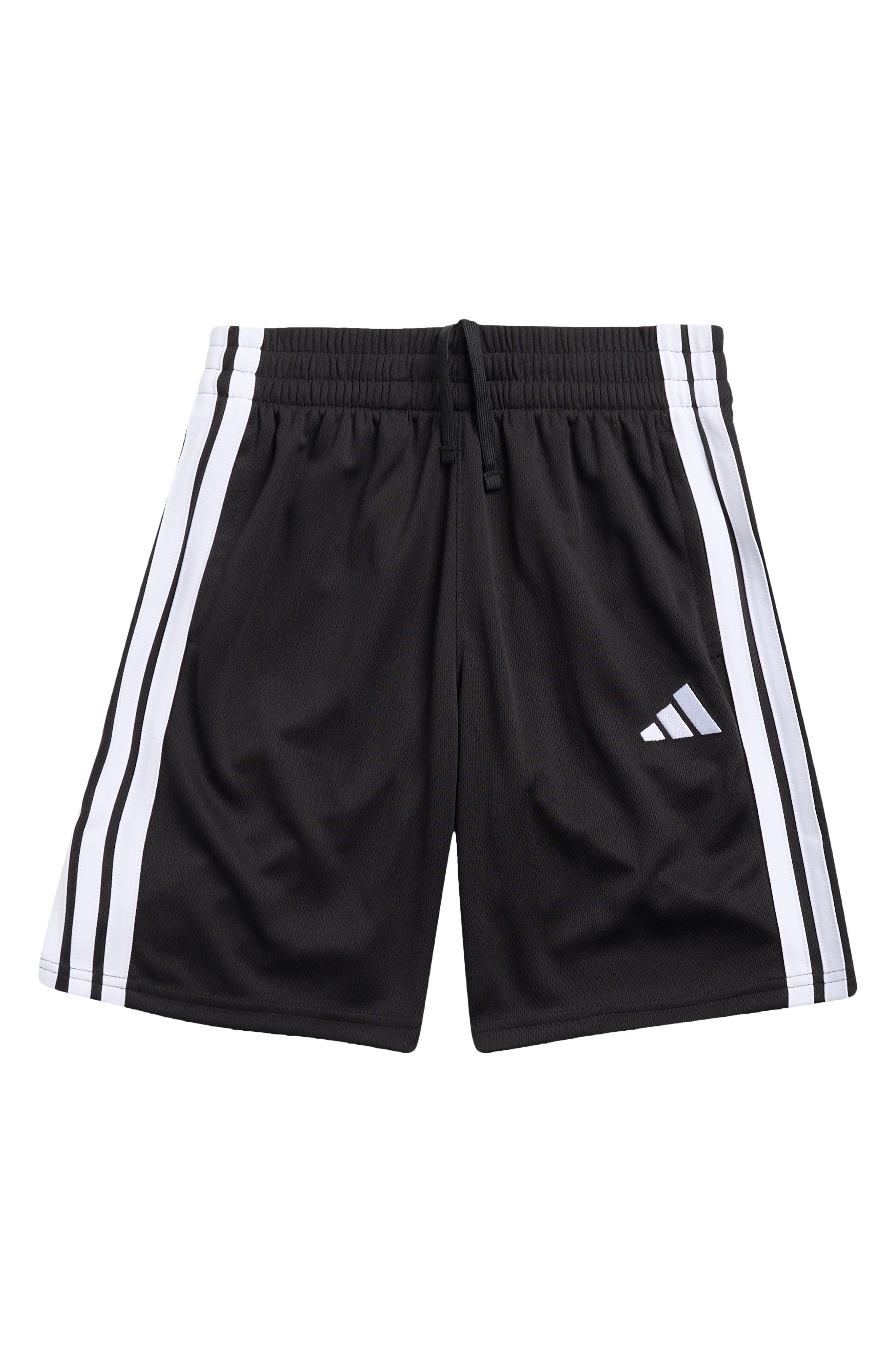 adidas Kids' Core 3-Stripes Mesh Shorts