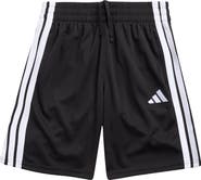 adidas Kids' Core 3-Stripes Mesh Shorts