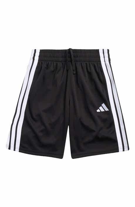 adidas Kids' Core 3-Stripes Mesh Shorts