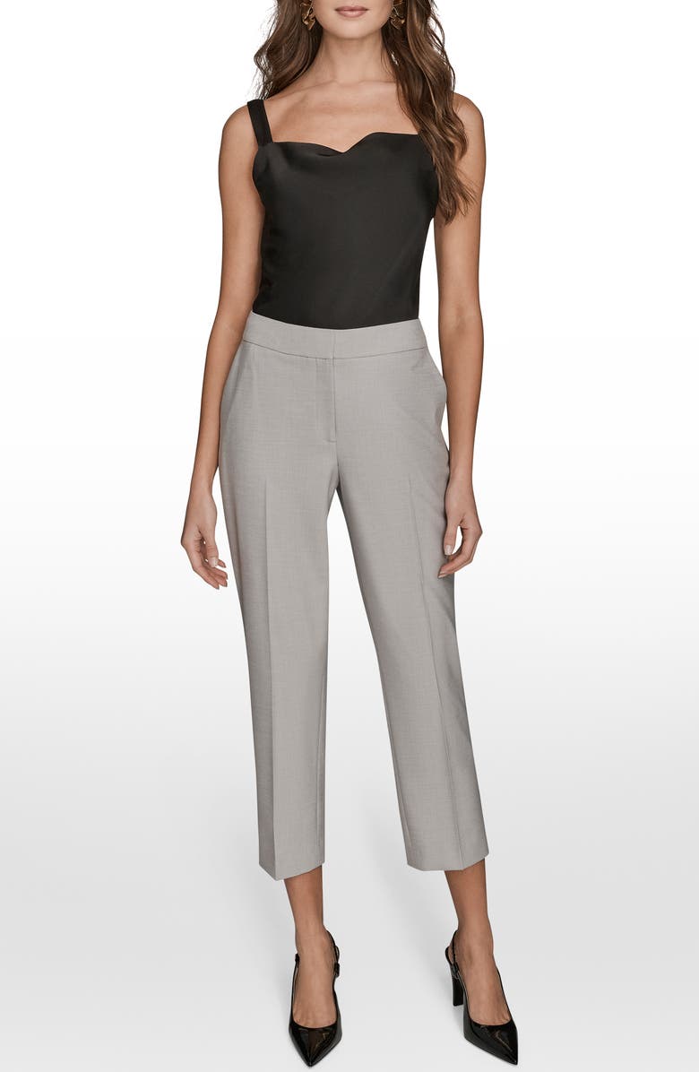 Donna Karan New York Slim Leg Ankle Pants, Alternate, color, Vapor Multi