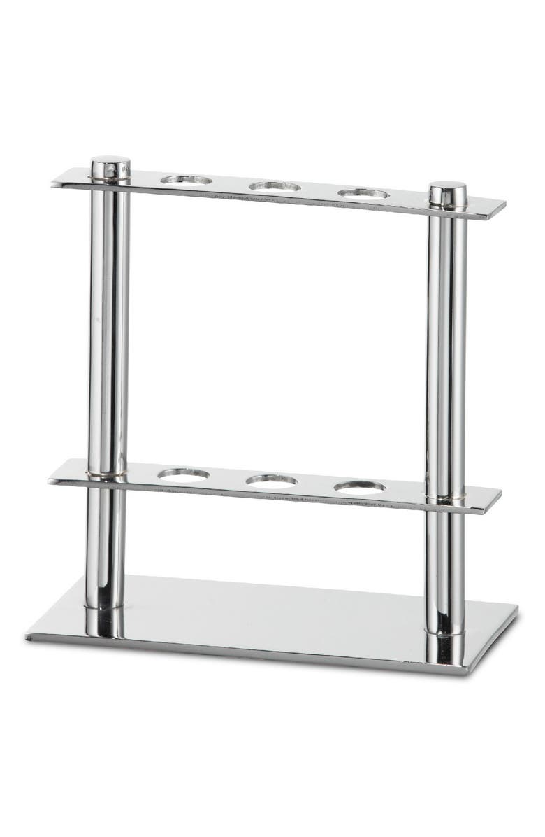 ROSELLI TRADING COMPANY Modern Toothbrush Holder, Main, color, Silver