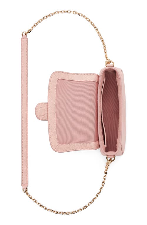 Marc Jacobs The J Marc Clover Pebble Crossbody Bag In Pink