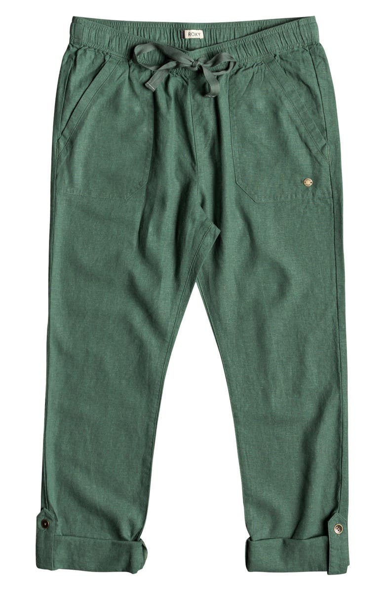 Roxy Symphony Lover Linen Blend Pants, Alternate, color, 