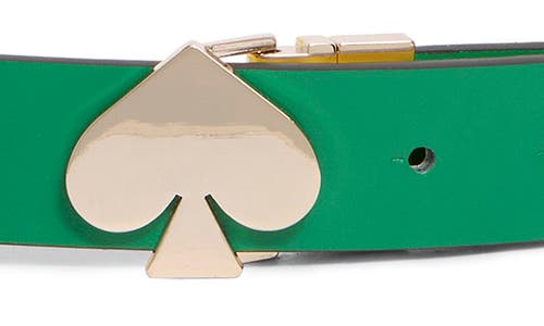 Kate Spade New York Reversible Spade Belt In Forest Glen Sunnys