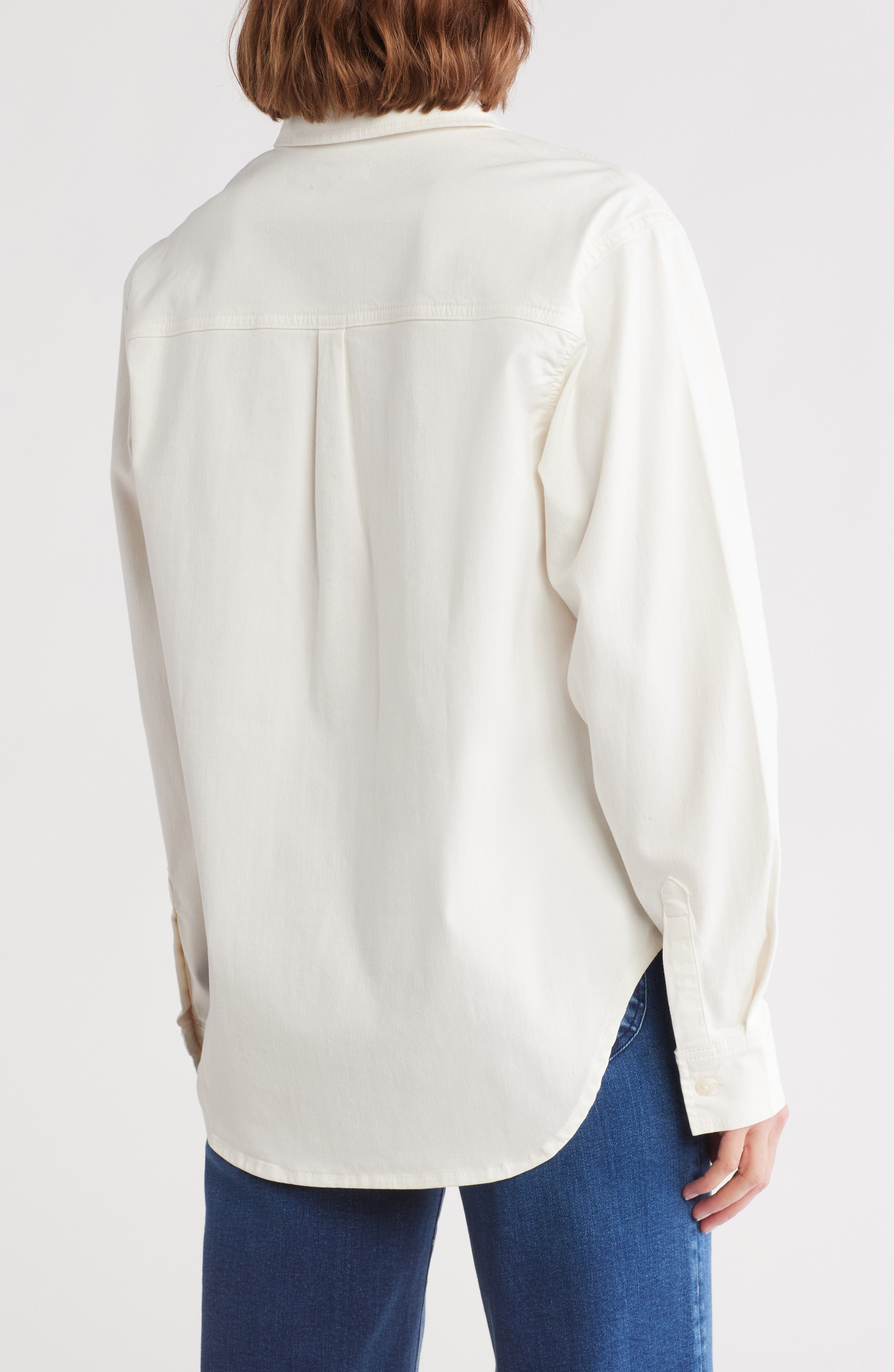 Classic Denim Button-Up Shirt - image 2