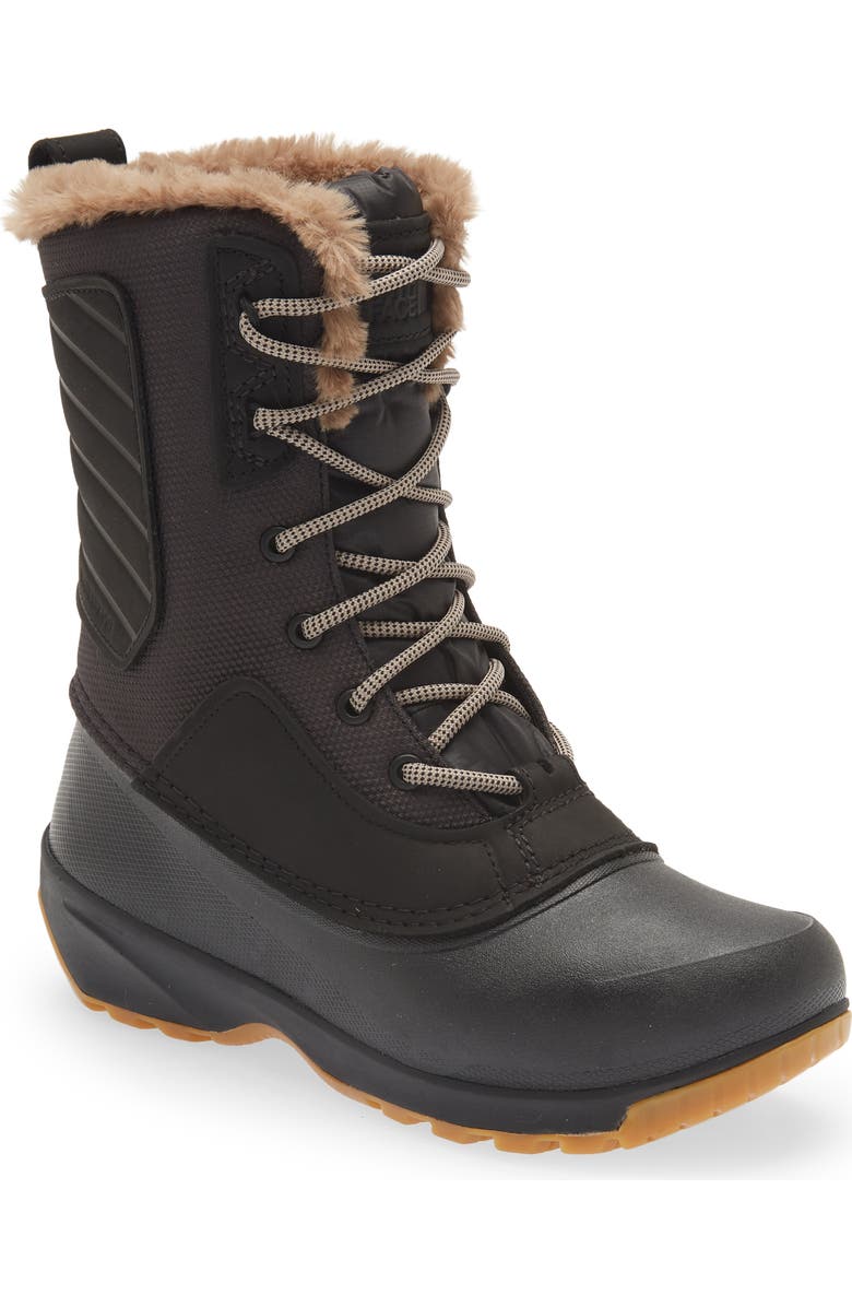 The North Face Shellista IV Mid Waterproof Insulated Winter Boot with Faux Fur Trim, Main, color,