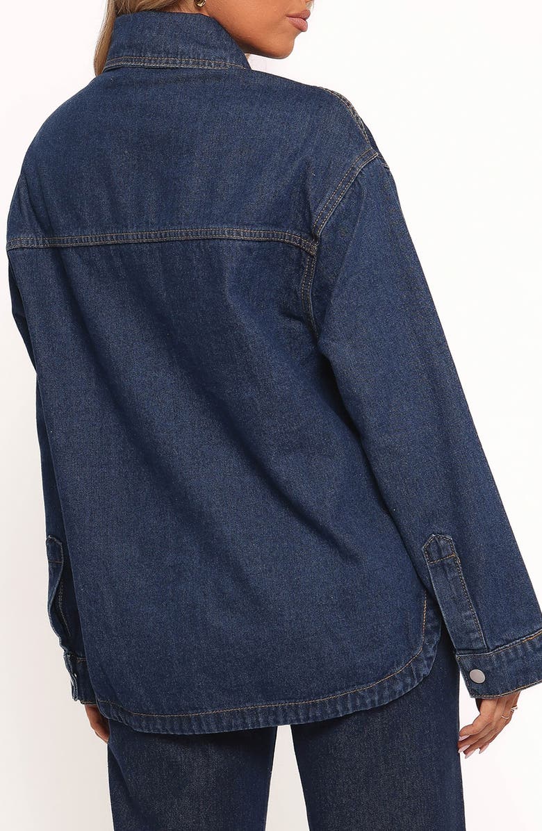 Petal & Pup Dede Denim Shacket, Alternate, color, Denim