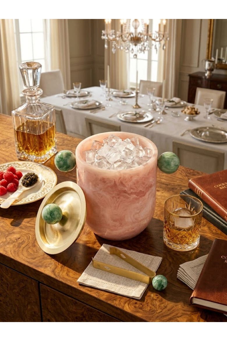 Copenhagen Ice Bucket, Alternate, color, Blush Pink