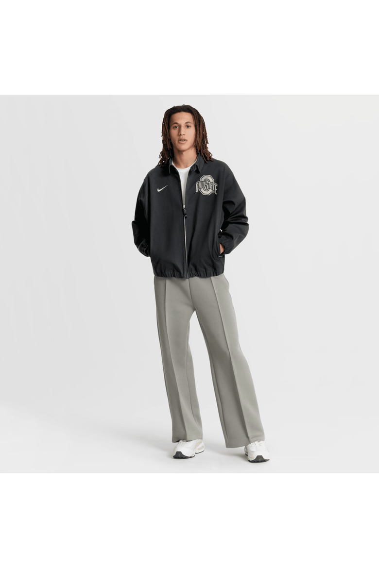Men's Nike Black Ohio State Buckeyes Local Full-Zip Twill Jacket, Alternate, color, Black