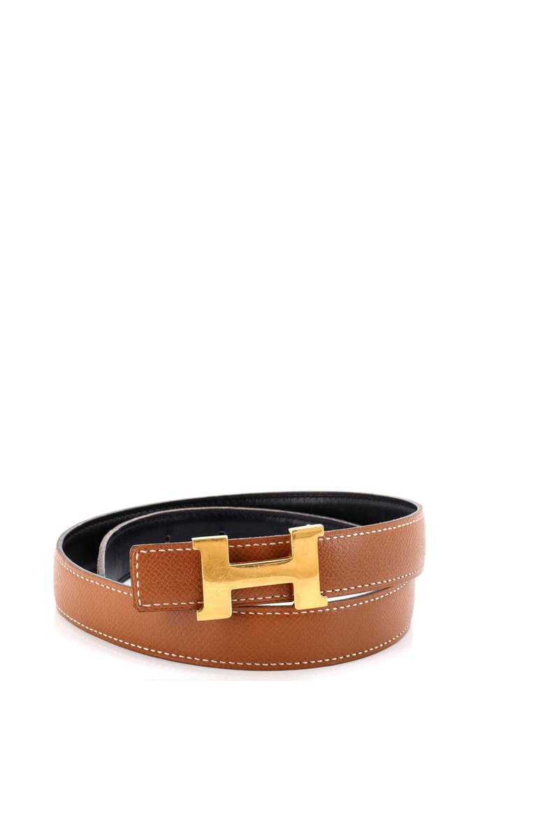 Constance Reversible Belt Leather Thin, Main, color, Brown