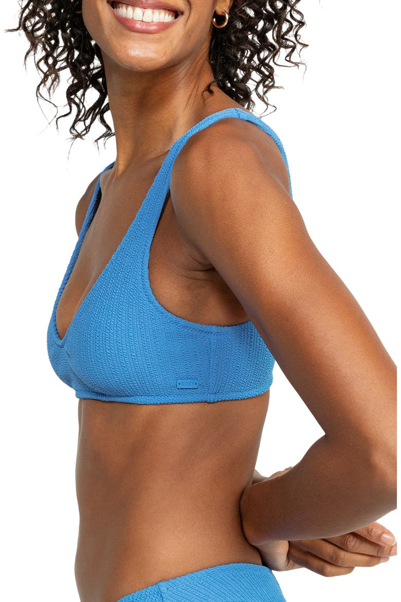 Aruba Textured Bikini Top, Alternate, color, CAMPANULA
