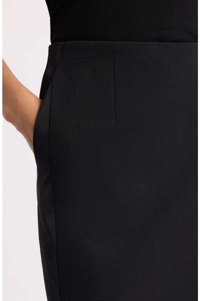 Rentia Midi Skirt, Alternate, color, BLACK