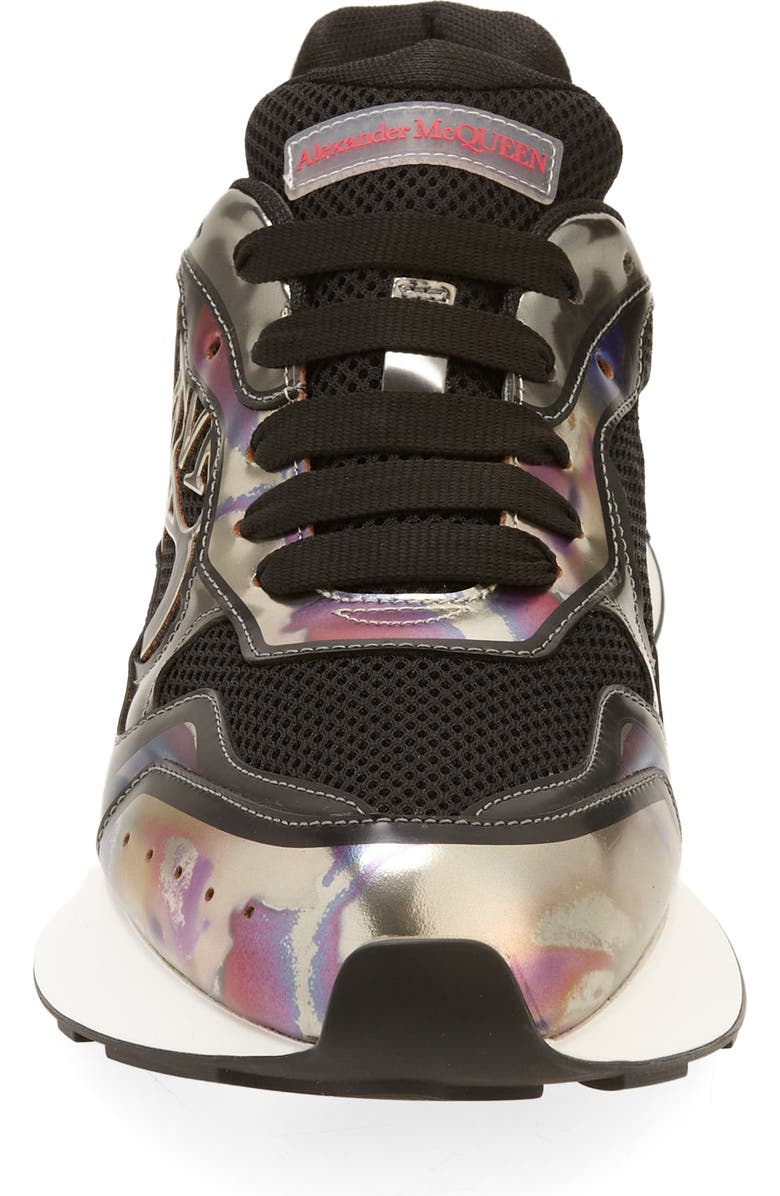 McQueen Sprint Runner Sneaker, Alternate, color, Black/ White/ Multi