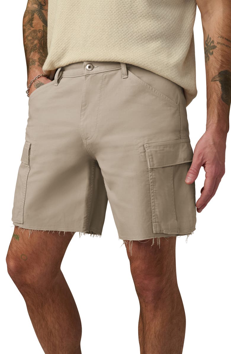 Joe's McArthur Raw Hem Cargo Shorts, Alternate, color, Plaza Taupe