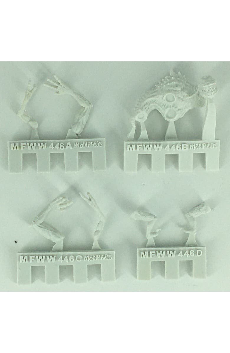 Modiphius Entertainment Fallout Miniatures Snallygasters, 2 Resin Figures, Unpainted, Rpg, Alternate, color, Multicolored