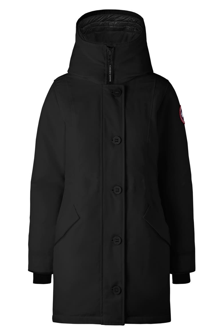 Women's Rossclair Water Resistant 625 Fill Power Down Parka, Alternate, color, BLACK