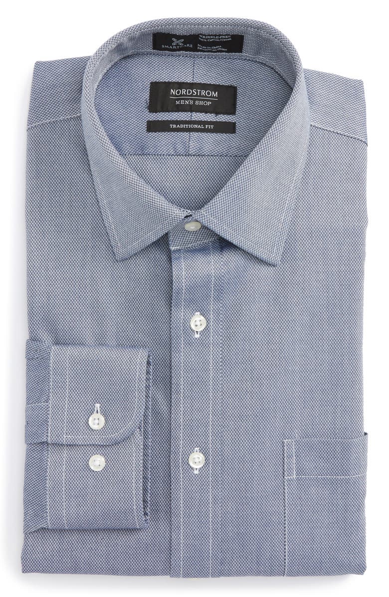NORDSTROM MEN'S SHOP Smartcare<sup>™</sup> Traditional Fit Solid Dress Shirt, Main, color, 
