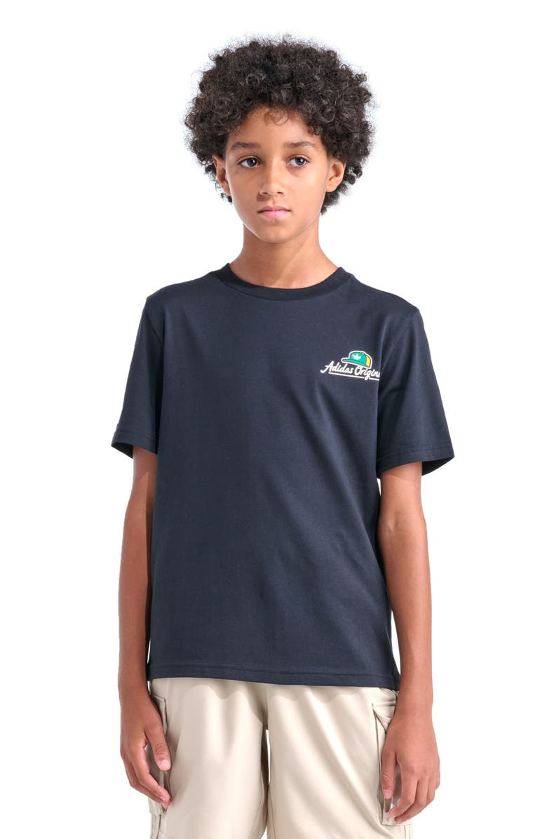 adidas Originals Kids' Graphic Cotton T-Shirt, Main, color, 
