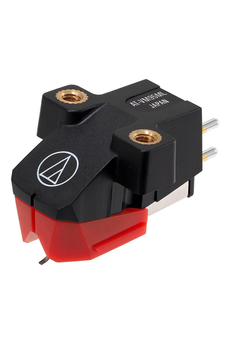 AT-VM95ML Dual Moving Magnet Cartridge, Alternate, color, Red/Black