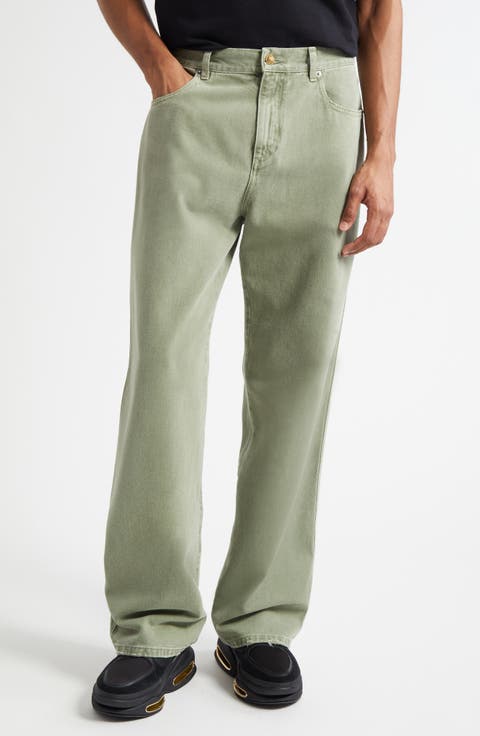 【送料&関税込】Balmain Pants With Side Slits Balmain monogram-jacquard drawstring-waistband Track Pants