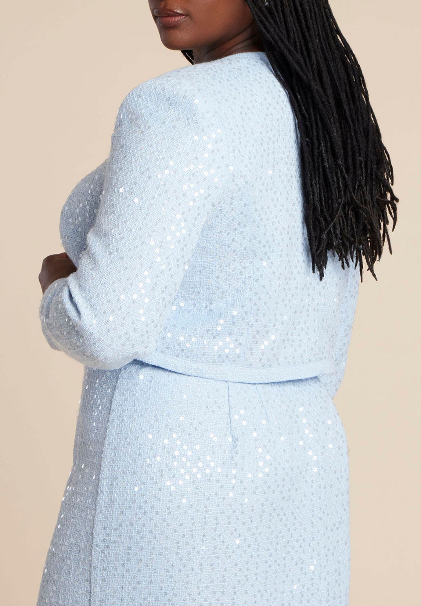 Sequin Tweed Jacket - image 2