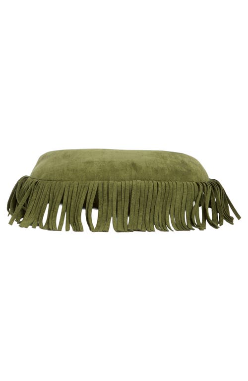 Collection Xiix Fringe Hobo Bag In Green