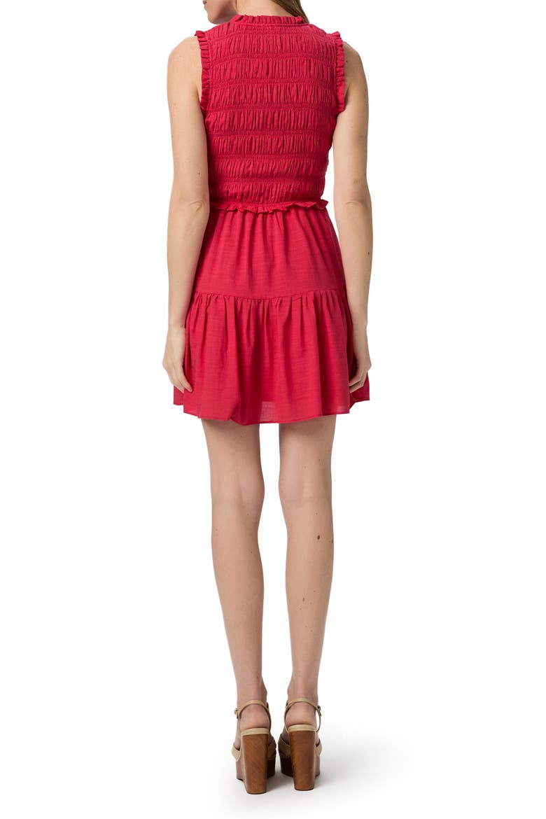 Fraise Sleeveless Cotton Blend Minidress, Alternate, color, PETUNIA
