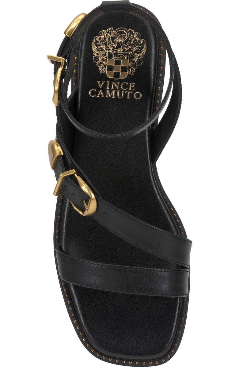 Vince Camuto Neiko Ankle Strap Sandal, Alternate, color, Black
