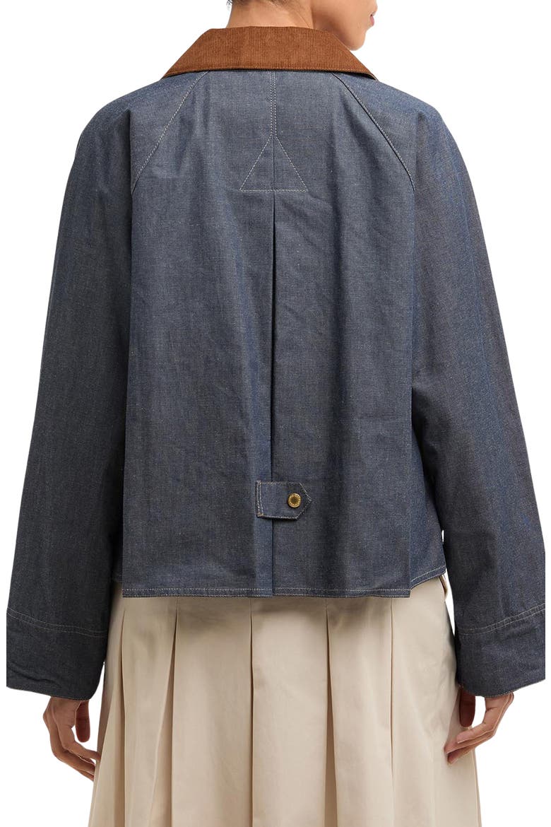Freckleton Denim Swing Jacket, Alternate, color, INDIGO / DRESS