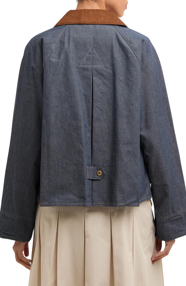 Barbour Freckleton Denim Swing Jacket, Alternate, color, Indigo / Dress