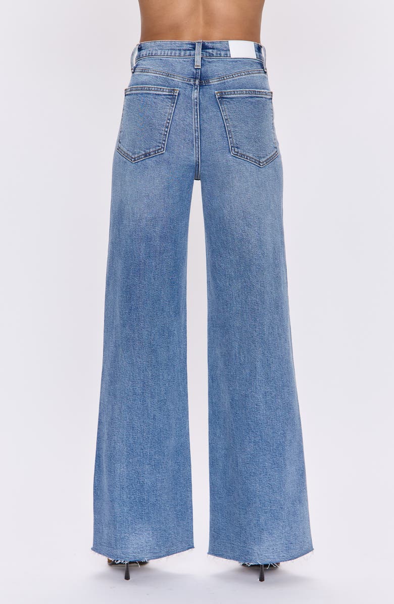 Pistola Lana High Waist Wide Leg Jeans, Alternate, color, Sardinia