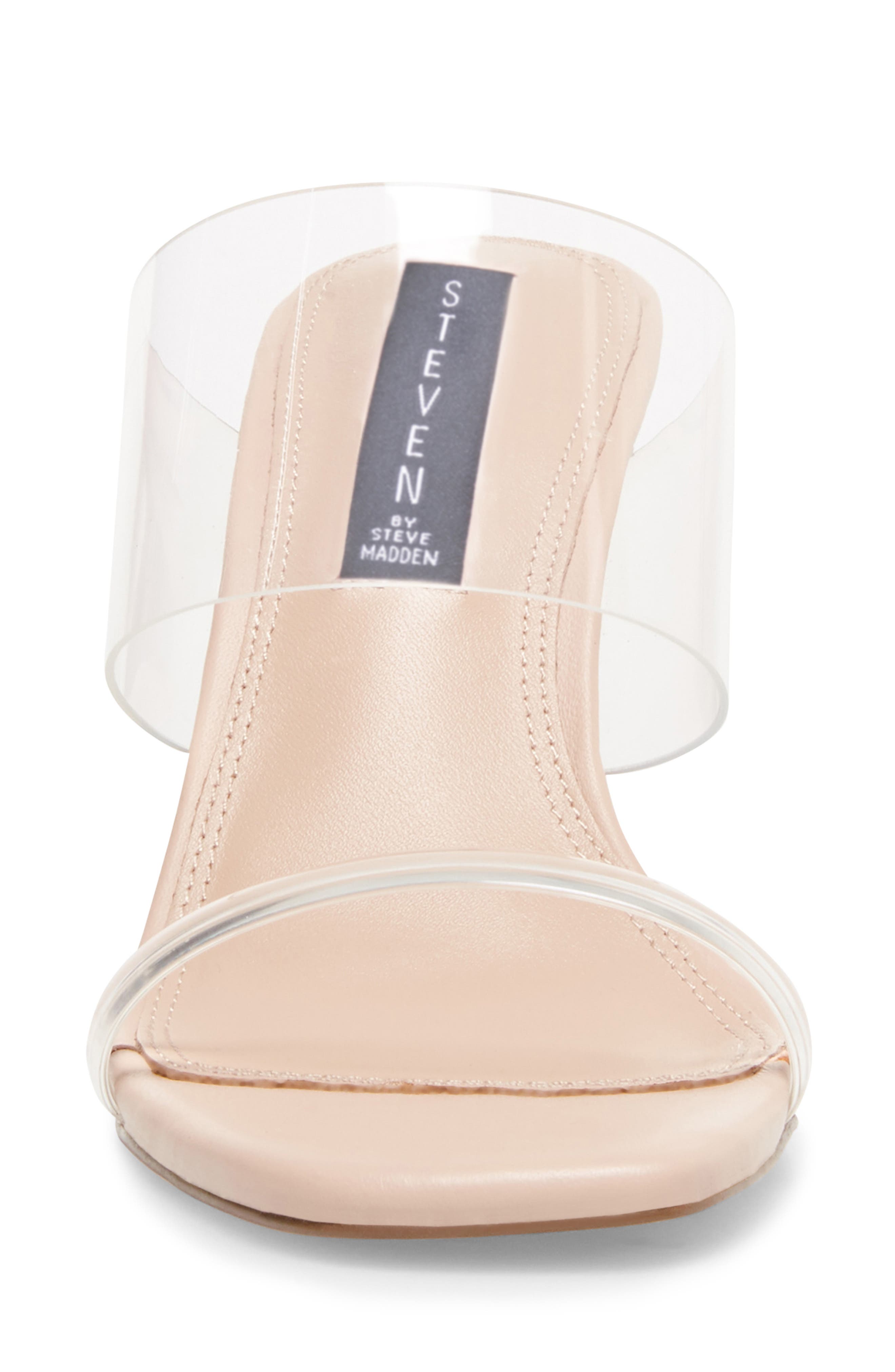 Steven New York Jule Transparent Strap Sandal, Alternate, color, 