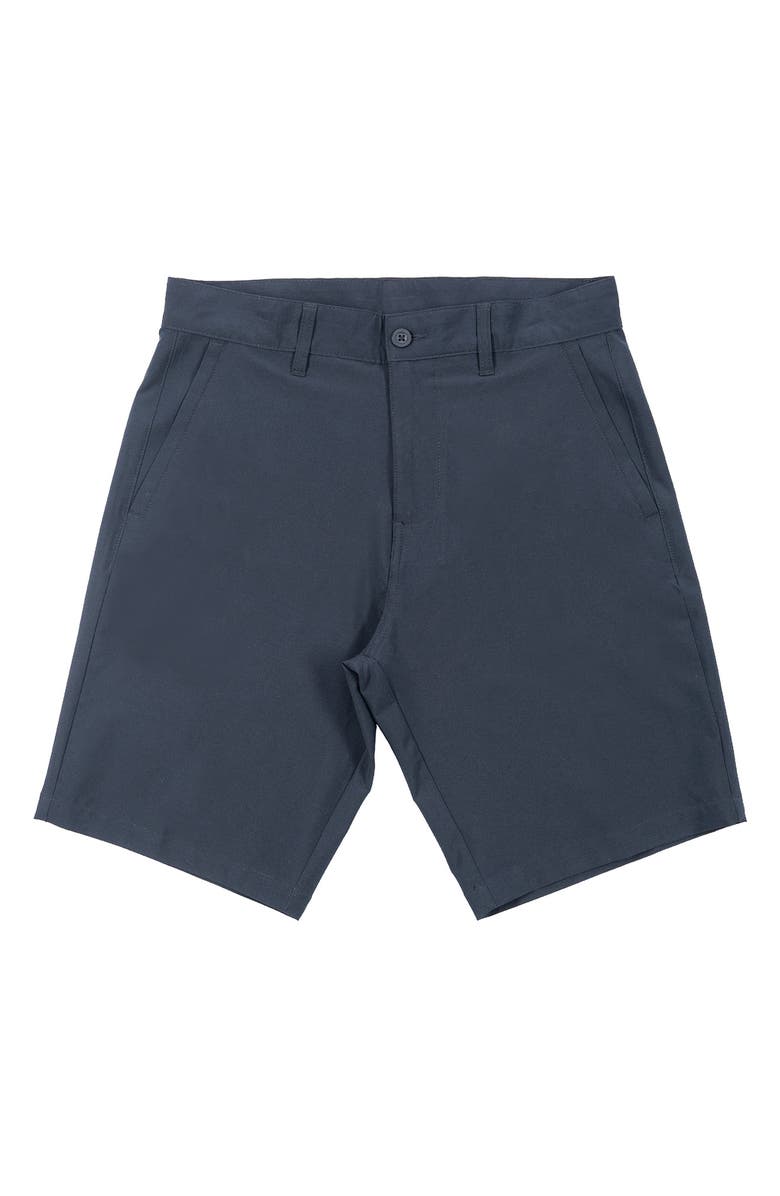 BURNSIDE Hybrid Stretch Shorts, Alternate, color, Black